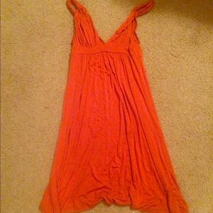 Burnt orange dress