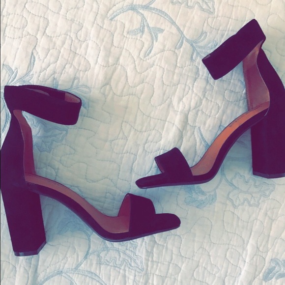 Black Jeffrey Campbell Strap Heels