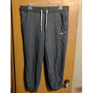 Gray Nike Capri Sweats