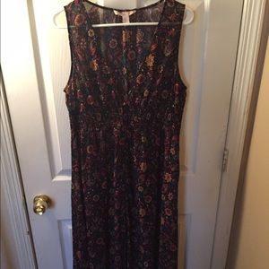 Floral maxi dress
