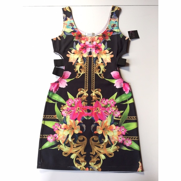 Multicolor mini dress