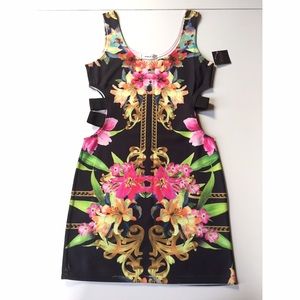 Multicolor mini dress