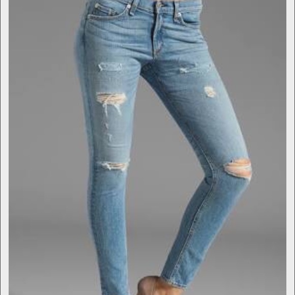 Rag & Bone Skinny Coal Jean