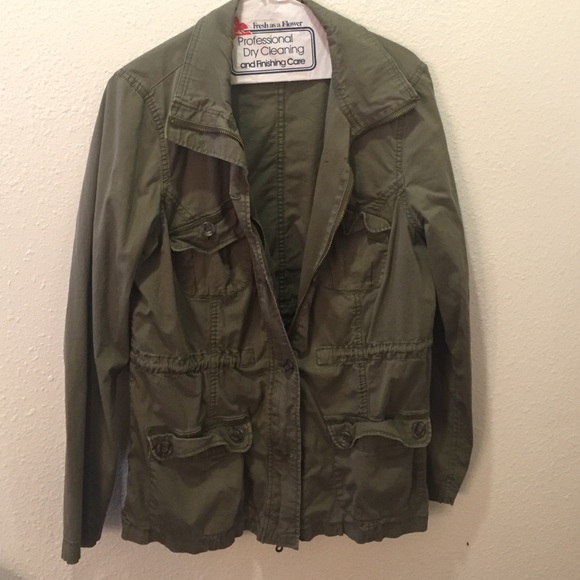 Olive green Army inspired jacket