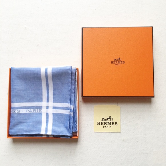 Hermes Paris Handkerchief Pocket Square