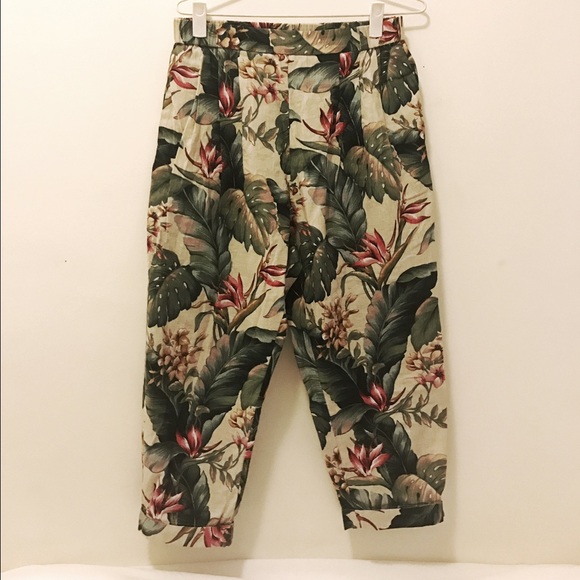Zimmerman floral palm print pant