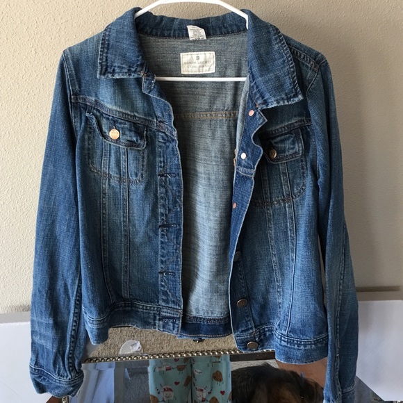 JCrew Stone Wash Denim Jacket