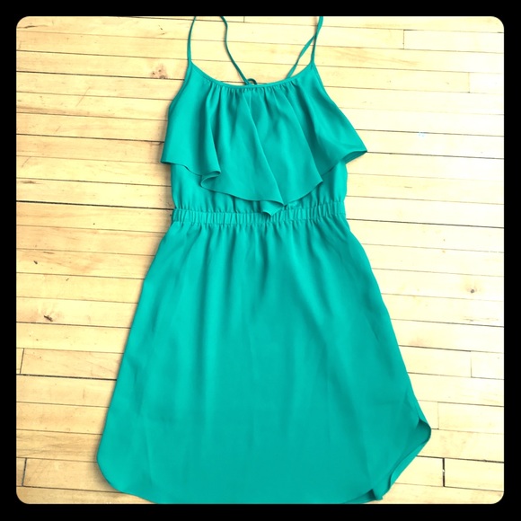 Green summer dress,XXS, American Eagle