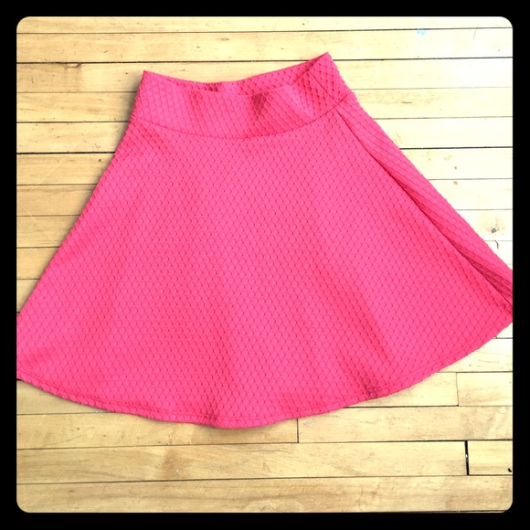 Pink skater skirt,XS, Charlotte Russe