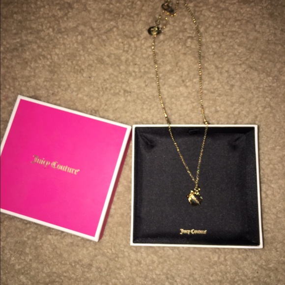 Juicy couture iridescent necklace