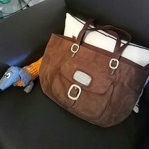 Michael Kors suede tote