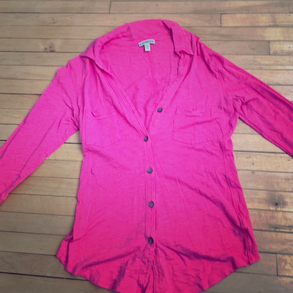 Pink button down, XS, express