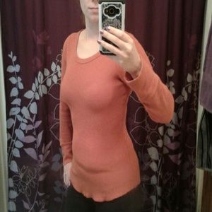 Orange long sleeve t