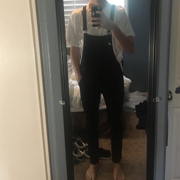 Black Overalls (WornOnce For Pic)