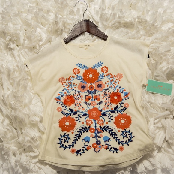 Copper Key Little Girls Crew Neck