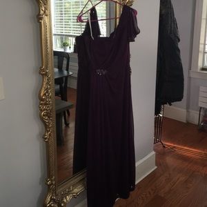 Plum Bridesmaid Dress