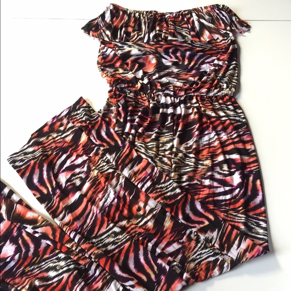 Animal Print Romper