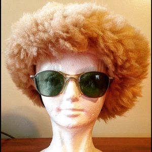 Vintage llama alpaca hat