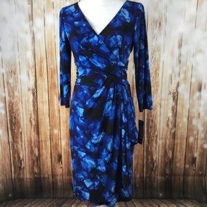 Faux wrap dress