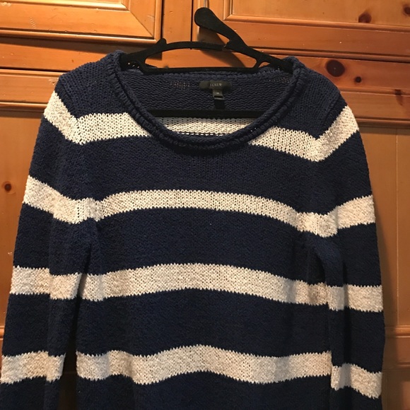 Cozy striped JCrew sweater