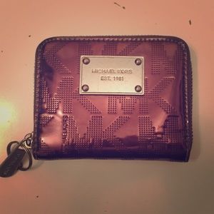 Michael Kors Jet Set Patent-Leather wallet