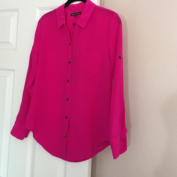 Hot pink blouse