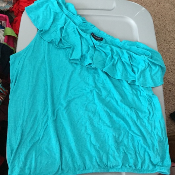 One shoulder dress shirt
