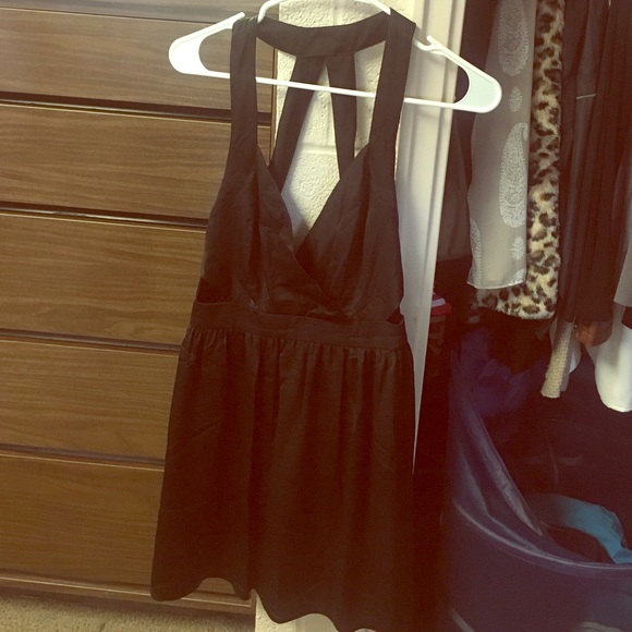 Black cocktail dress