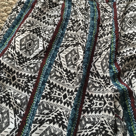 Funky Aztec Parachute Pants! - Picture 2 of 4