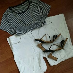 Talbots white jeans