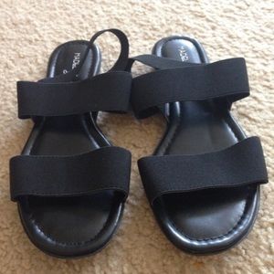 Black Strappy Sandals