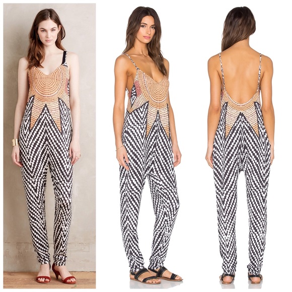 MARA HOFFMAN STARBASKET JUMPSUIT ANTHROPOLOGIE NEW - Picture 4 of 4