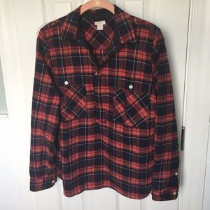 Buffalo check shirt-jacket
