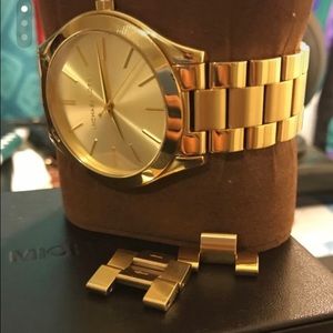 MK watch gold