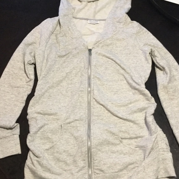 Zip up hoodie maternity