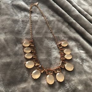 Kate spade light pink statement necklace