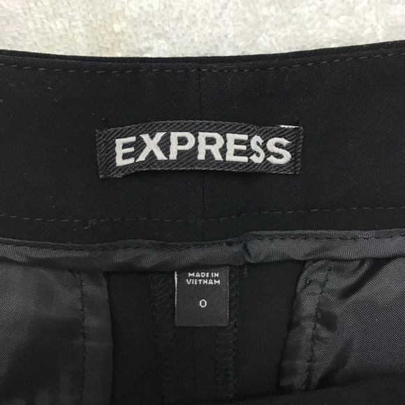 Express size 0 dressy black shorts - Picture 3 of 4