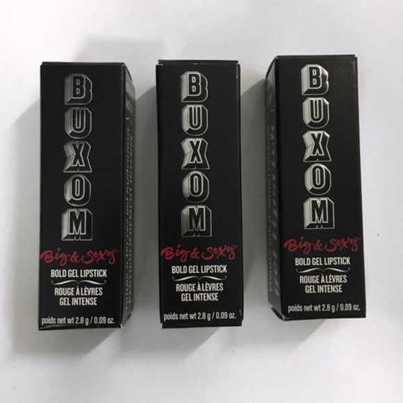 Buxom Makeup - Lot Of 3 Buxom Big & Sexy Lipsticks Buxom Makeup - Lot Of 3 Buxom Big & Sexy Lipsticks