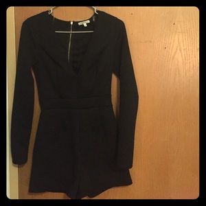 Long sleeve romper