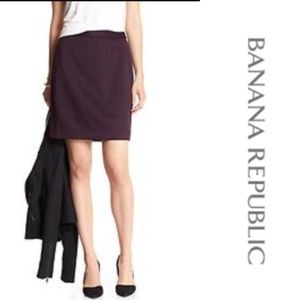 Banana Republic Brown Pencil Skirt