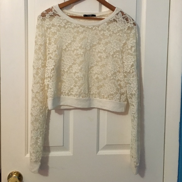 Lace crop top