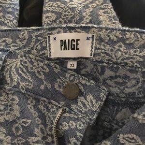 Paige Embroidered Jeans - Size 32