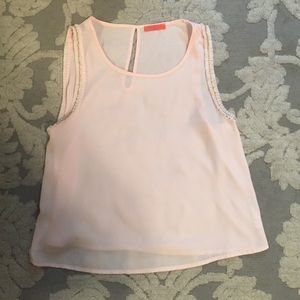 Pink and gold top
