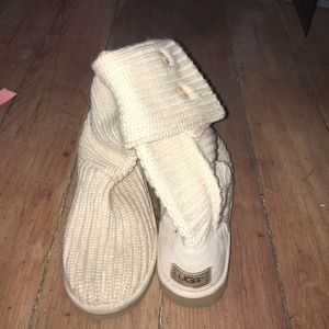 Ugg Cream sweater boots Size 7