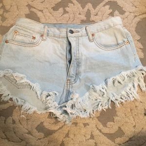 Fringe shorts