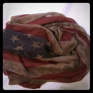 Amercian Flag Scarf