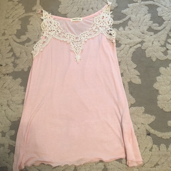 Pale pink tank