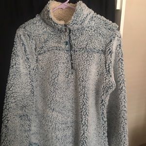 Green Tea Blue Pullover