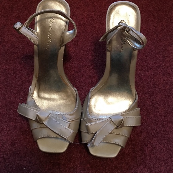 Gold heels