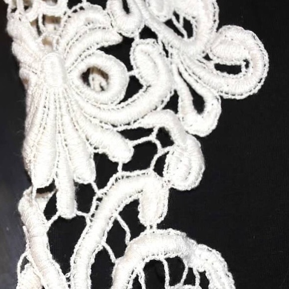 3 left! 1 L 2 M Black fashion leggings -ankle trim - Picture 4 of 7